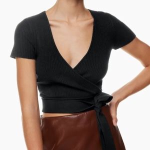 NWT Aritzia Wilfred All Tied Up Top